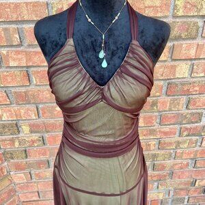 Sheer Multi-Layer Lined Summer Dress